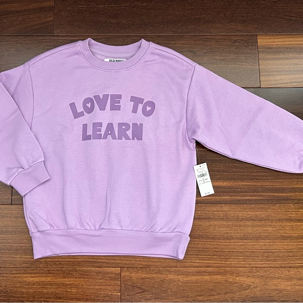 BNWT Old Navy Kids Lavender Sweatshirt